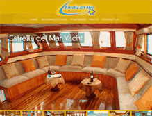 Tablet Screenshot of estrelladelmaryacht.com